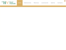 Tablet Screenshot of hotelalamedamalaga.com